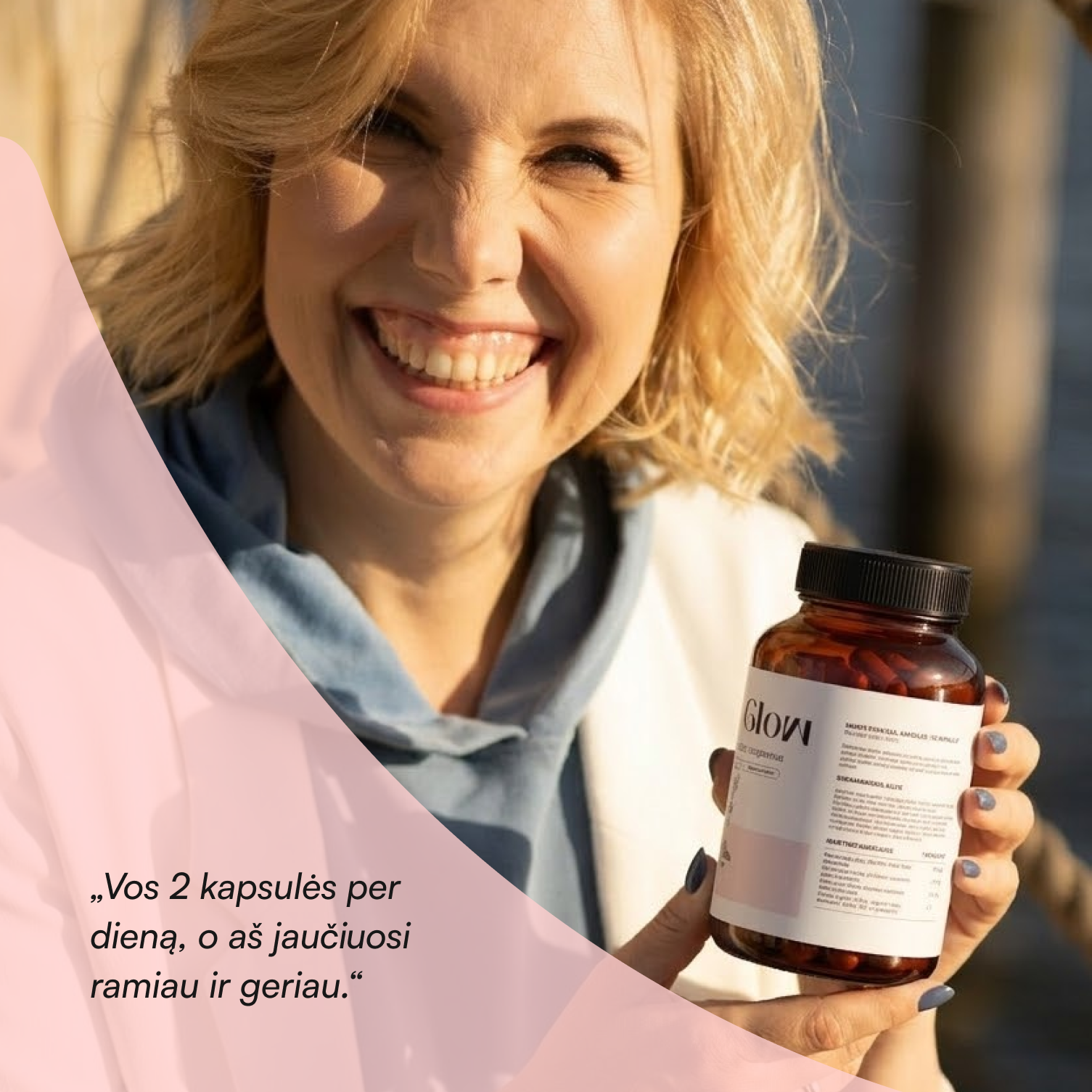 Papildai palengvinti menopauzės simptomams